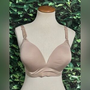 Warners All You Need Lined Wireless Comfort Bra Nude 38D